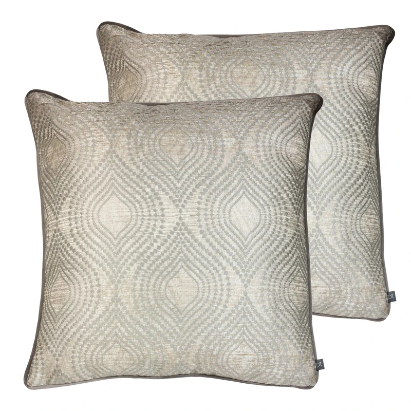 Prestigious Textiles Radiance Feather Filled Cushions Twin Pack,55 x 55cm