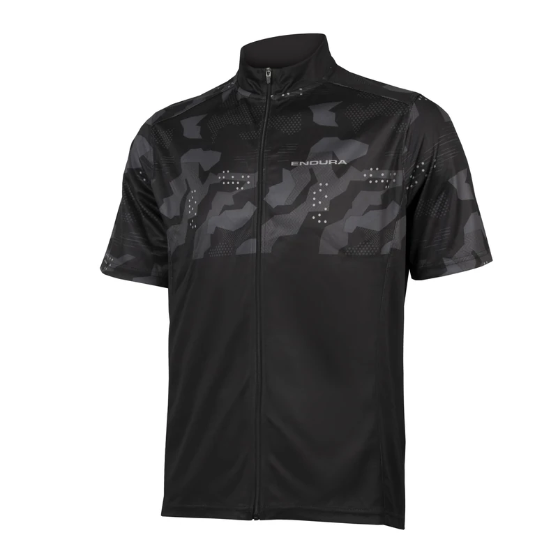 Endura Men's Hummvee Ray Short Sleeve Cycling Jersey II |Rapid Wicking |Back Pockets Jersey, Khaki, XS - Image 1