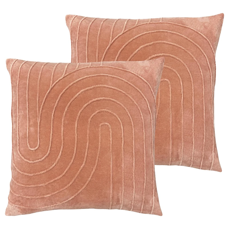 furn. Mangata Feather Filled Cushions Twin Pack,45 x 45cm