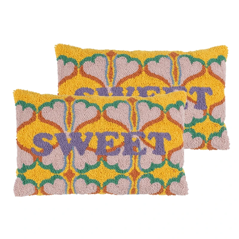 Heya Home Sweet Feather Filled Cushions Twin Pack