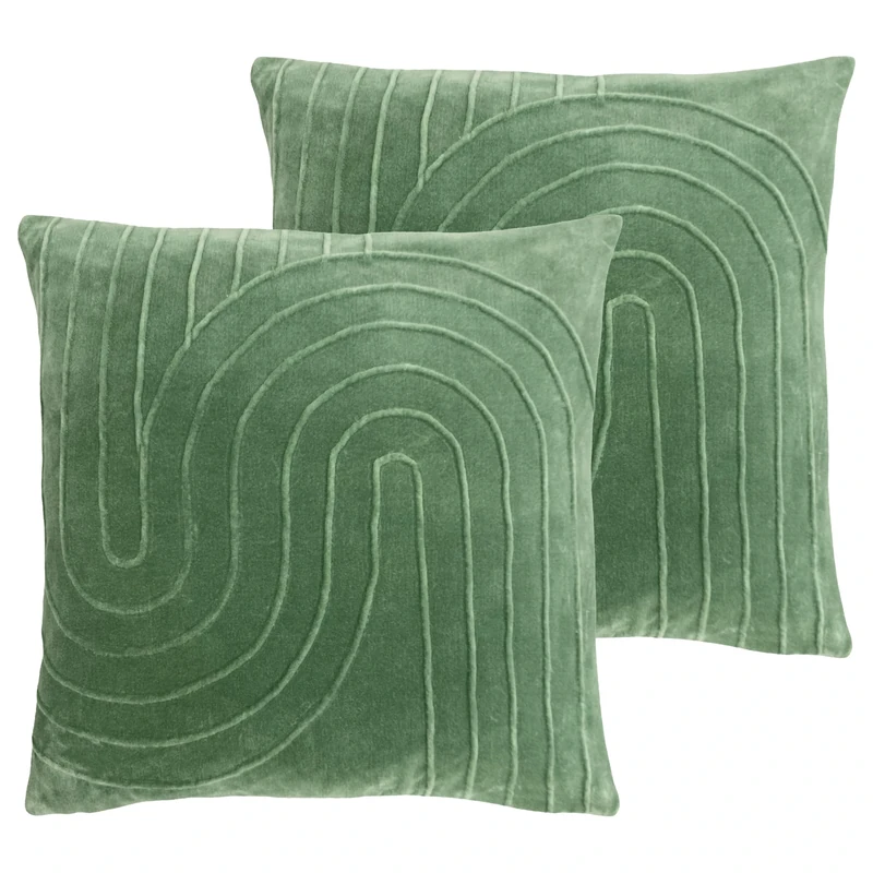 furn. Mangata Feather Filled Cushions Twin Pack,45 x 45cm