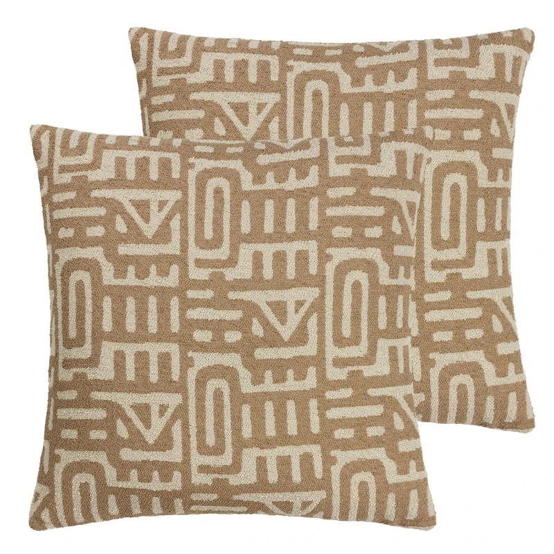 Hoem Samos Feather Filled Cushions Twin Pack