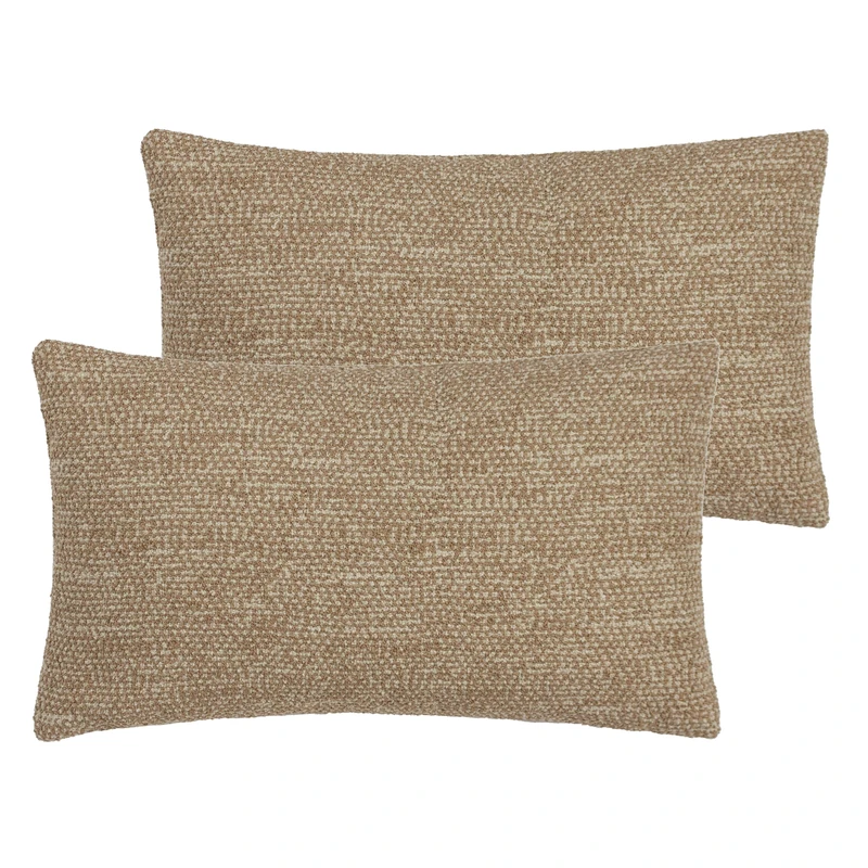 Hoem Tiona Rectangular Feather Filled Cushions Twin Pack
