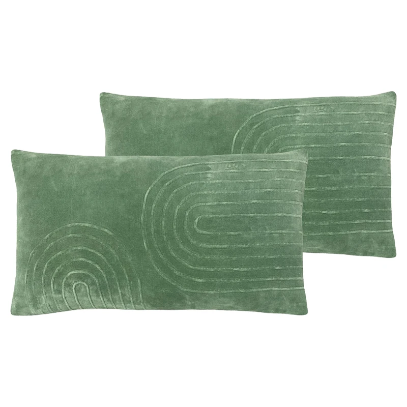 furn. Mangata Feather Filled Cushions Twin Pack,30 x 60cm