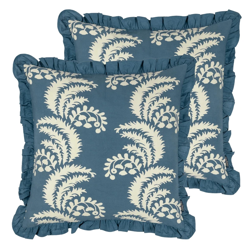 Paoletti Montrose Feather Filled Cushions Twin Pack