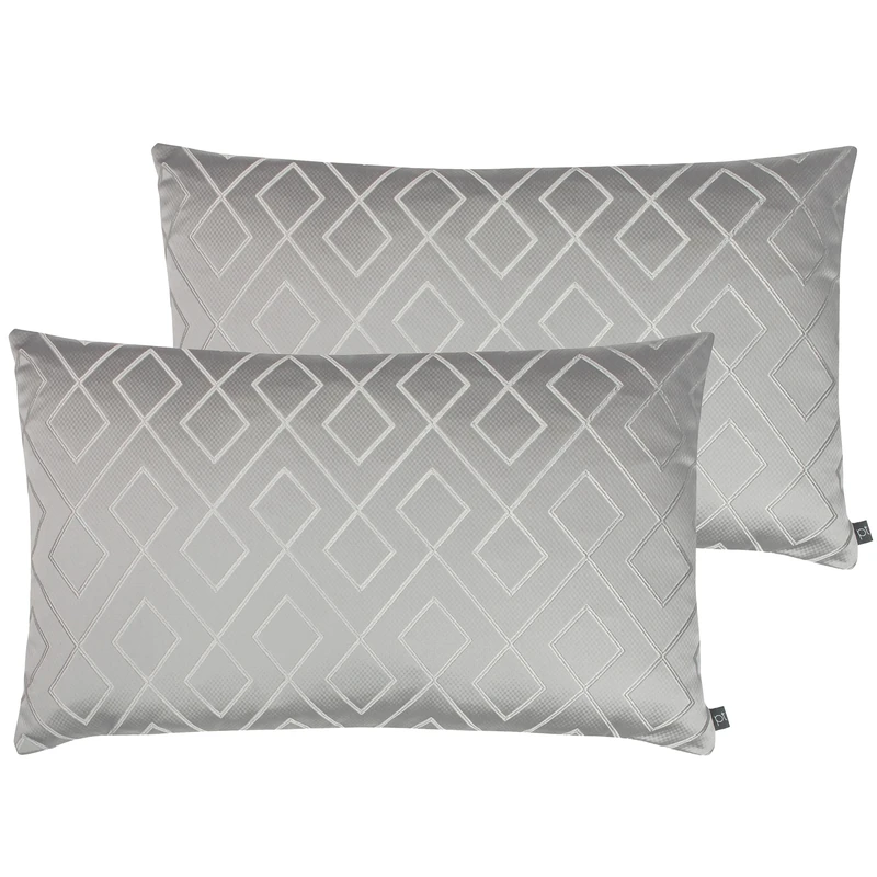 Prestigious Textiles Pivot Feather Filled Cushions Twin Pack, Elephant, 40 x 60cm