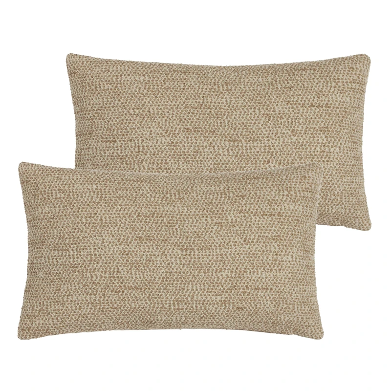 Hoem Tiona Rectangular Feather Filled Cushions Twin Pack
