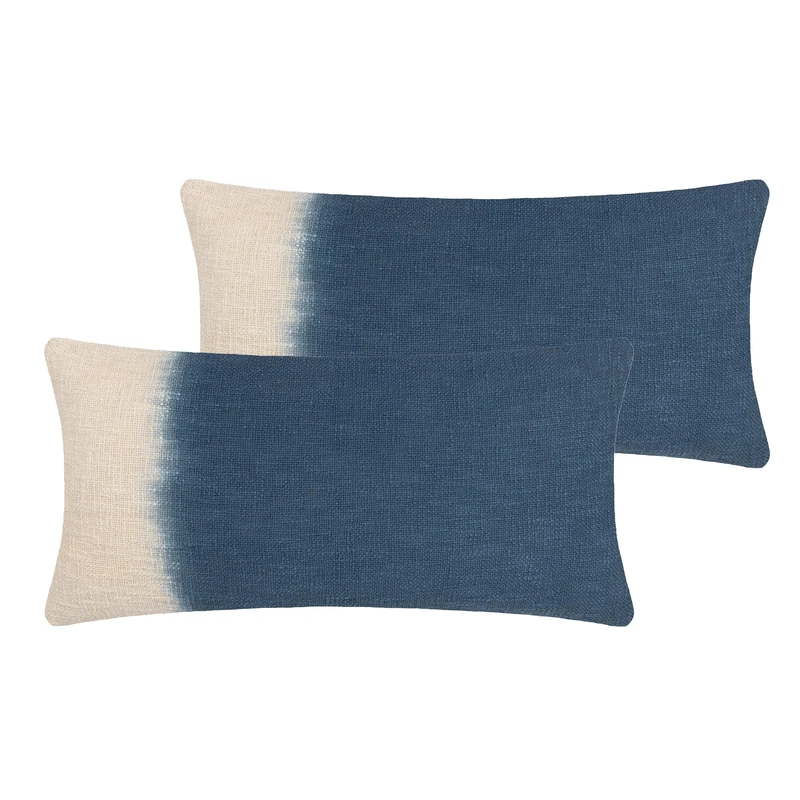 furn. Mizu Rectangular Feather Filled Cushions Twin Pack