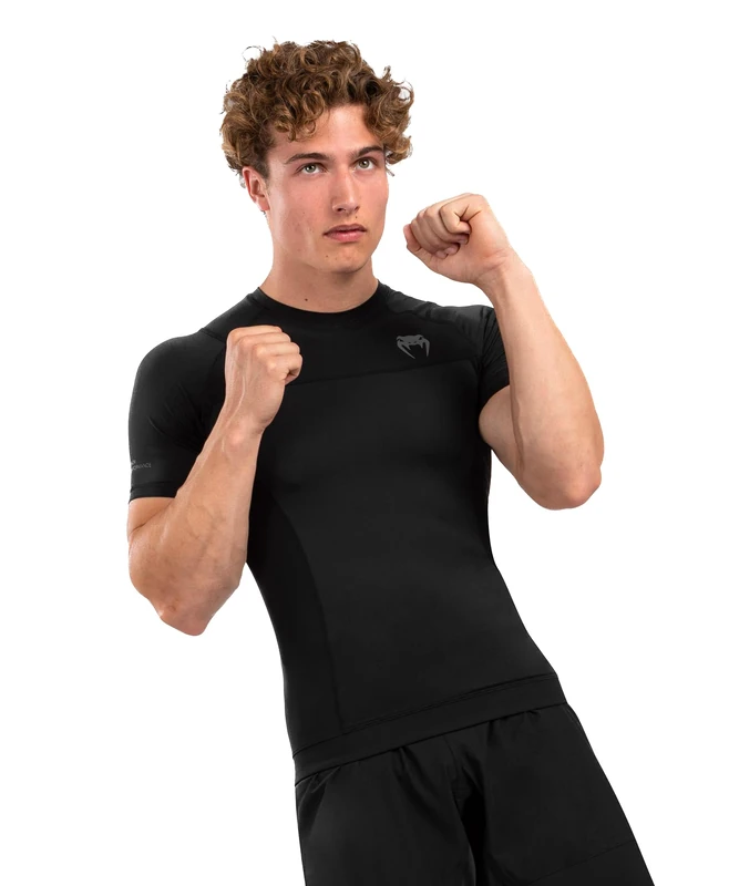 Venum G-Fit Air Rash Guard Short Sleeve - Black - S
