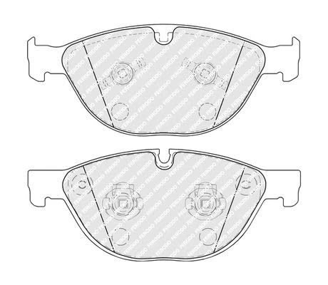 FERODO BRAKE PADS | FDB5270 | FRONT | FOR JAGUAR F-TYPE CONVERTIBLE 2012- | OE-MATCHING QUALITY | ECO-FRICTION FUSE+ TECHNOLOGY