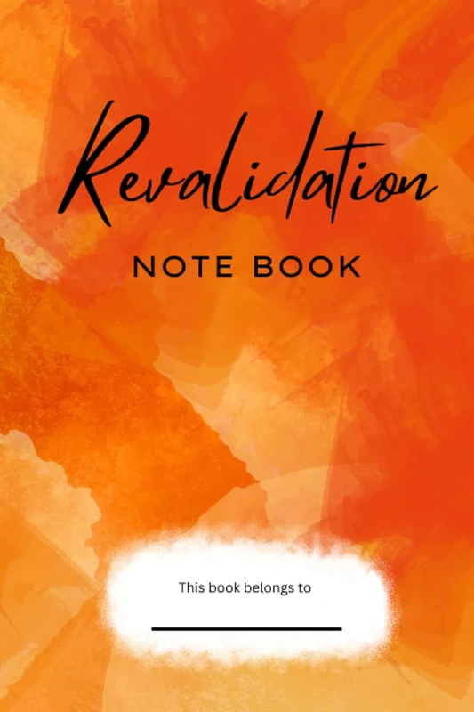 Revalidation Notebook: Orange - Image 1