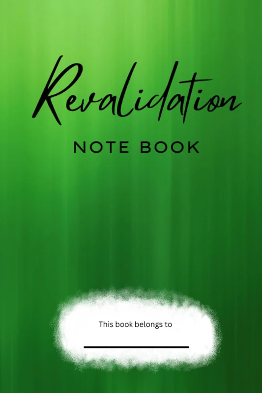 Revalidation Notebook: Green - Image 1