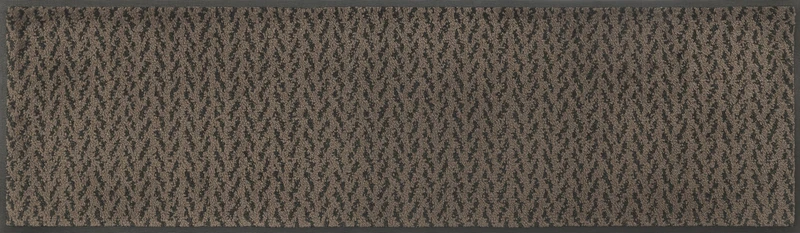 Wash+Dry Duo Mocha Doormat 35 x 120 cm Washable for Indoor and Outdoor Use - Image 1