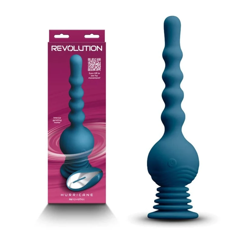 NS Novelties Revolution Hurricane Teal Analplug Blue 27.3 x 7.1 x 7.1 cm - Image 1