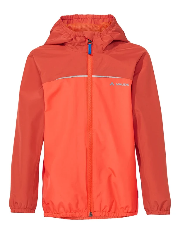 VAUDE Turaco III Children's Rain Jacket - Waterproof & Windproof Outdoor Jacket for Children, Breathable Children's Windbreaker with Hood