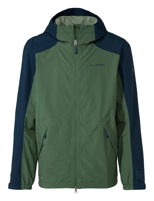 VAUDE Men's Neyland Jacket II - Rain Jacket for Men - for Trekking and Everyday Use - Waterproof, Windproof and Breathable