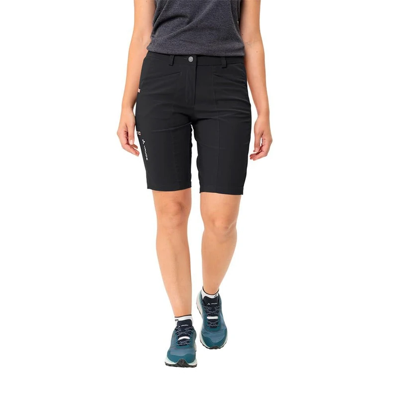 VAUDE Women's Elope Bermuda Shorts, Hiking Shorts for Women, with High Freedom of Movement Black