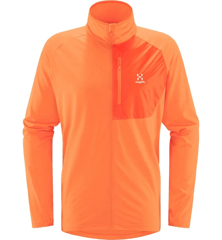 HAGLOFS 605322_4N8 MIRRE MID JACKET MEN Jacket Men's FLAME ORANGE Size L