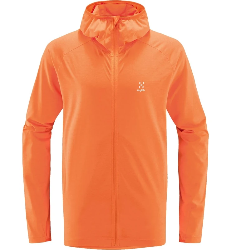 HAGLOFS 604823_4N8 MIRRE MID HOOD MEN Jacket Men's FLAME ORANGE Size S