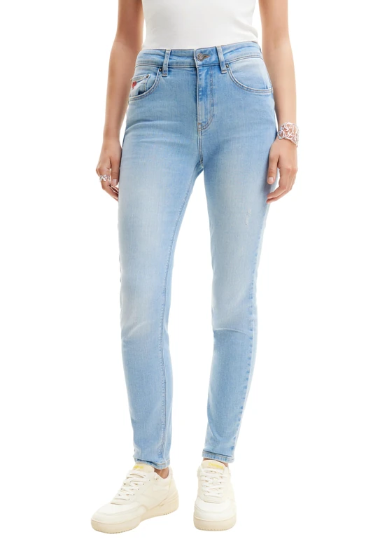 Desigual Women's Denim_DELAWAR Shorts, Blue,