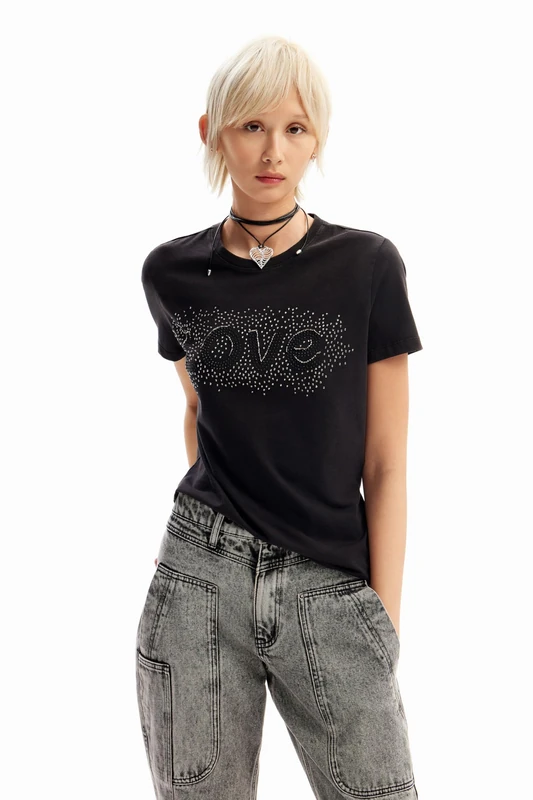 Desigual Women's Ts_Darwin Blouse, Black, X-Small