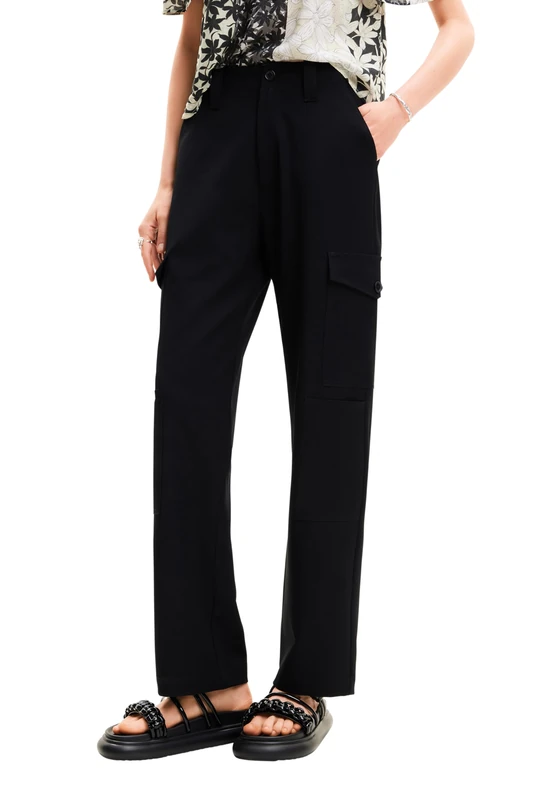 Desigual Women's Pant_Trevor Shorts, Black,