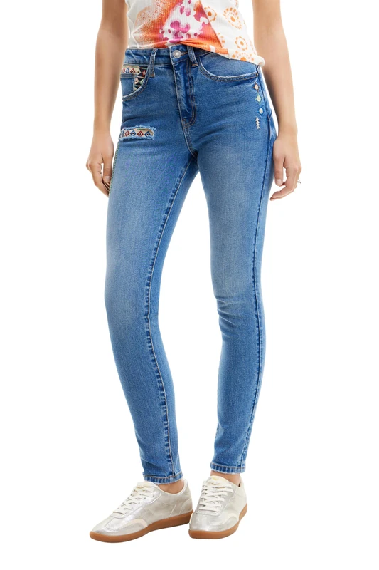 Desigual Women's Denim_MARYLA Shorts, Blue,