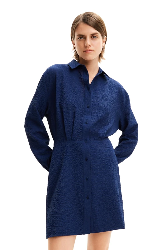 Desigual Women's Vest_Milwaukee Dress, Blue, M