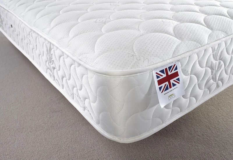 Somnior Beds Rolled Mattress, Memory Foam, White, Small Single