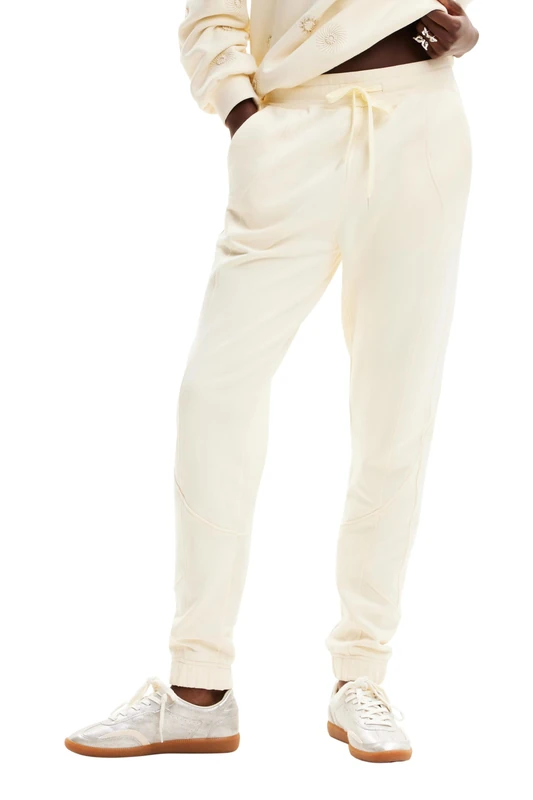 Desigual Women's Pant_Jane Shorts, White,