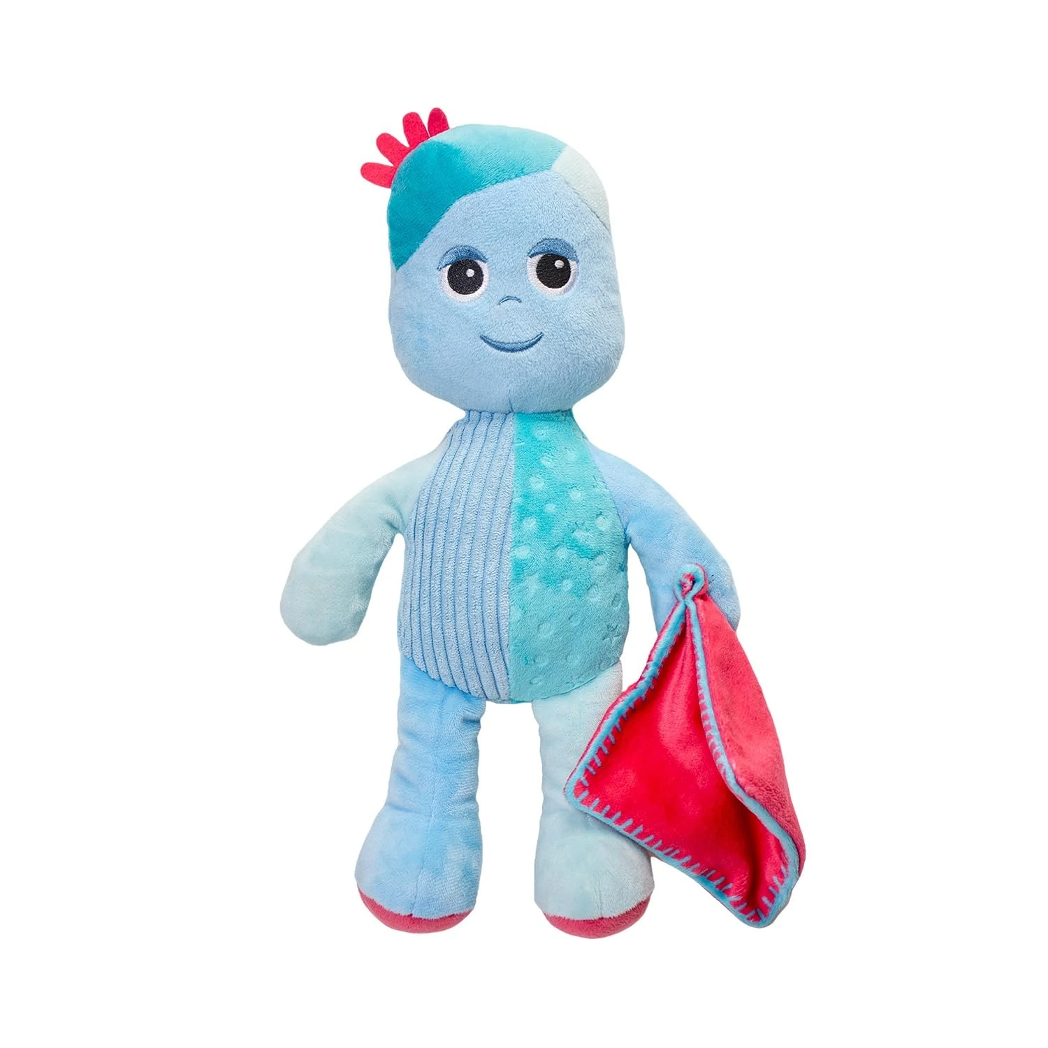 In The Night Garden Iggle Piggle Talking Teddy Bear, Cbeebies Cute & Sensory toys. Comforting sounds. Kids Toys and Baby toys 0-6 months, Blue