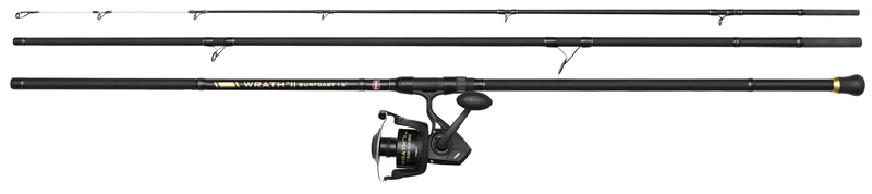 PENN Wrath II Surfcasting Rod, Fishing Rod, Spinning Rods, Sea Fishing, Great Sea Fishing Rod for Beachcasting and Surfcasting, Great Value for Money, Unisex, Assorted, 4.20m | 250g