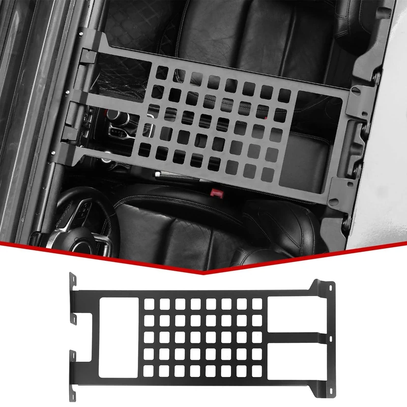 JeCar Roof Rack Hard Top Molle Panel Exterior Accessories Compatible with Jeep Wrangler JL JLU 2018-2023 & Gladiator JT Truck