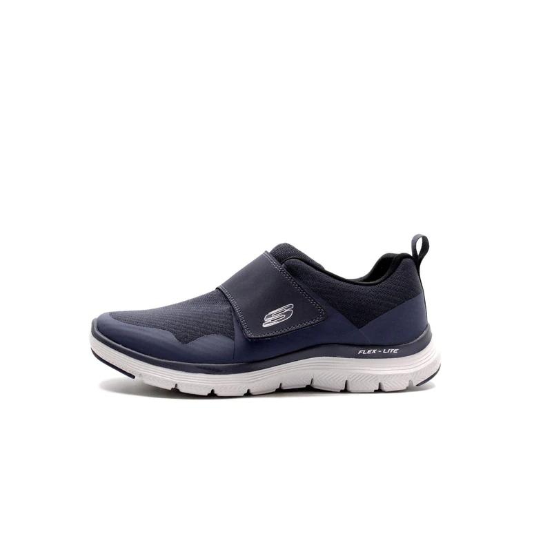 Skechers Men's Flex Advantage 4.0 Upshift Sneaker, Dark Navy Mesh/Synthetic/Leather/Trim, 10.5 UK