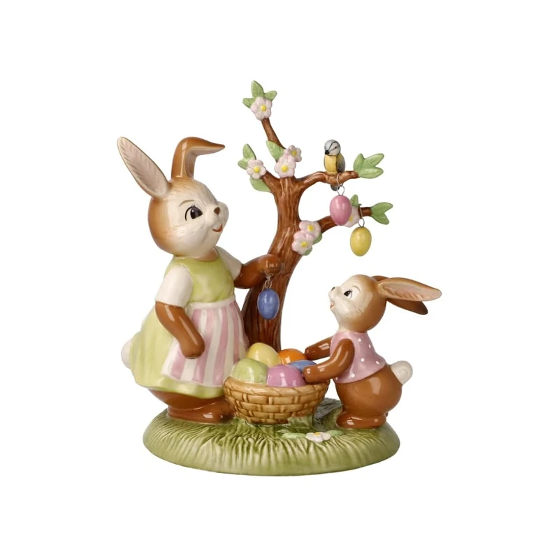 Goebel 66-845-54-1 Rabbit Figurine Magically Decorated, Made of Stoneware, Dimensions: 16 x 11 x 17 cm