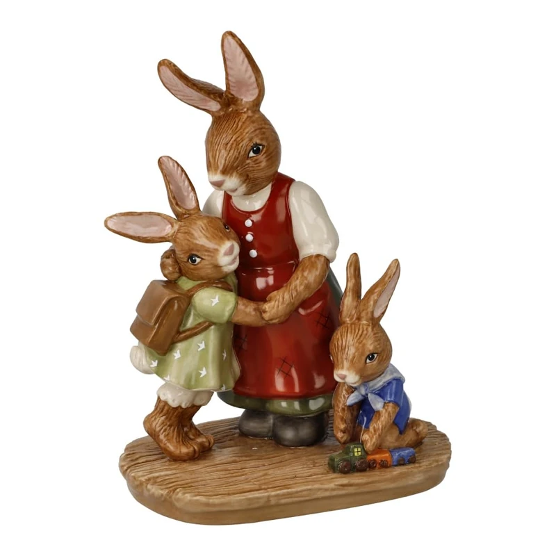 Goebel Bunny Figurine Easter Classic Mama ist die Beste, Made of Stoneware, Dimensions: 12 x 8.5 x 16.5 cm, 66-845-65-1