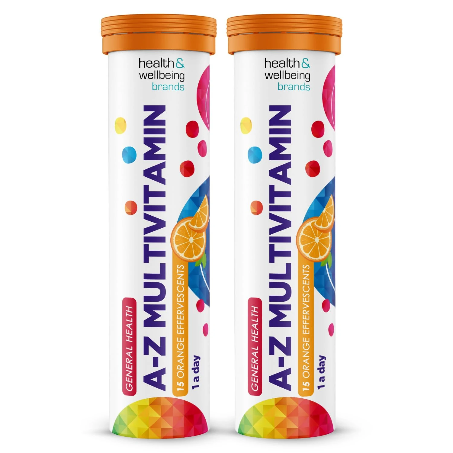 A-Z Multivitamin Orange Flavour Effervescent Tablets - High Strength Tablets for a Healthy Immune System