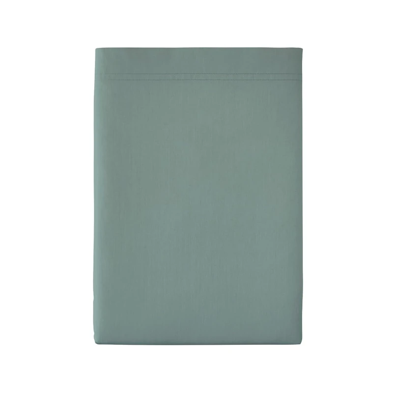 Cotton Percale Flat Sheet, First, Agave, 240 x 300 cm, Essix