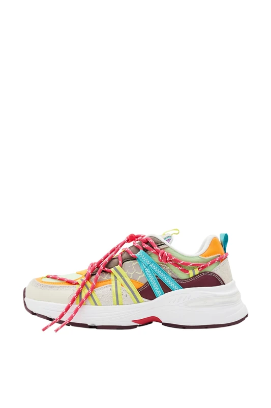 Desigual Women's Shoes_Moon_Trekkin Trainers, Material Finishes, 39 EU, Material finishes., 6 UK