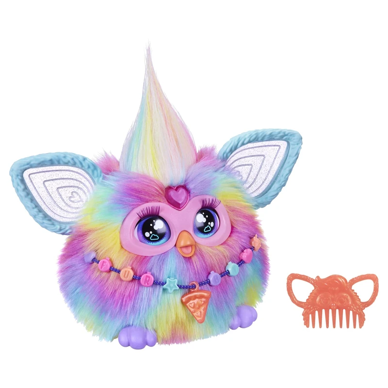 Furby Tie Dye Interactive Plush Toy - English Version, Batikfärbung