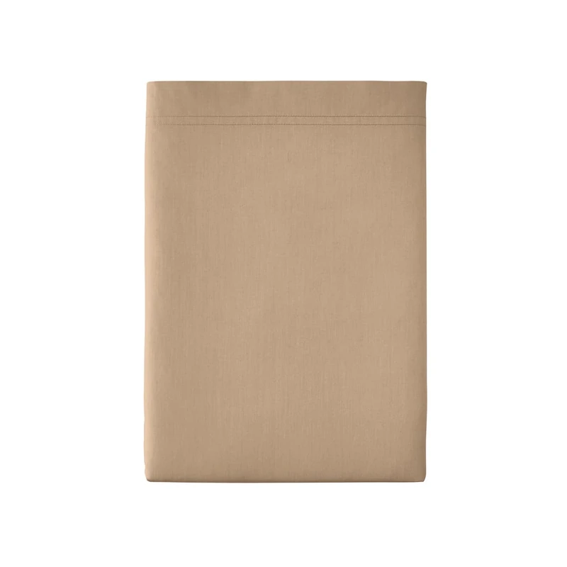 Essix Première Dune Cotton Percale Flat Sheet, 180 x 290 cm