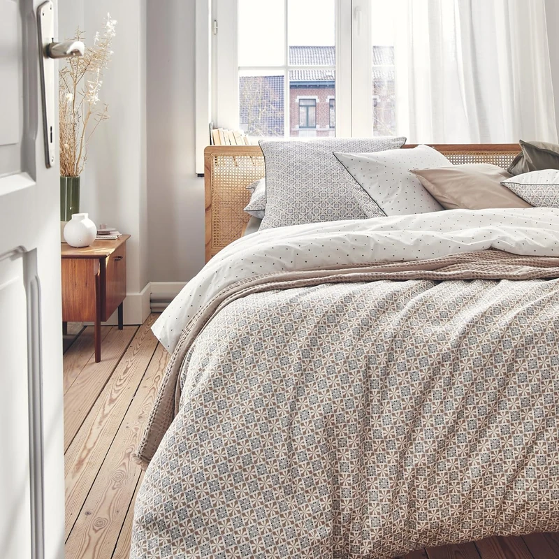 Galadriel Cotton Percale Duvet Cover, 140 x 200 cm, Essix