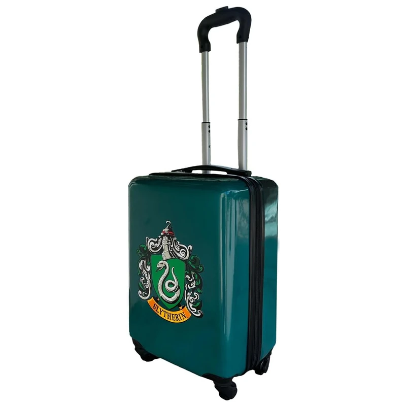 HARRY POTTER Gifts Wizarding Movies Carry On Kids Luggage Hard Shell Rolling Suitcase Officially Licensed Travel Organizers, Slytherin, Spinner