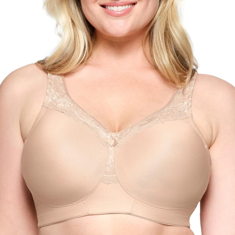 Glamorise MagicLift Seamless Firm Support Wirefree Bra 1007 (Women's & Women's Plus)