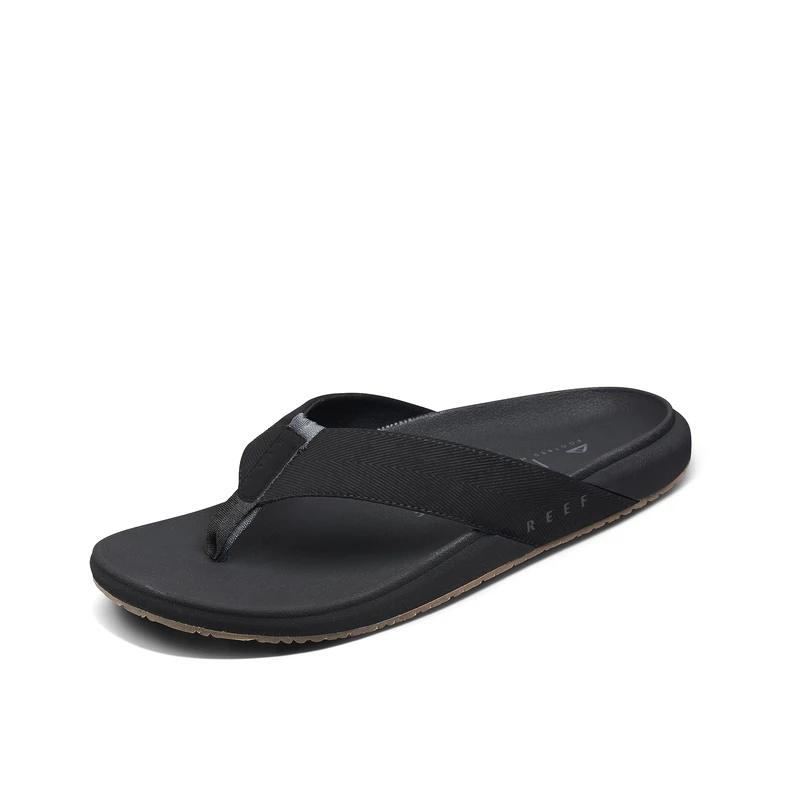 Reef MENS SANDALS, THE RAGLAN, BLACK/GUM, 12 UK