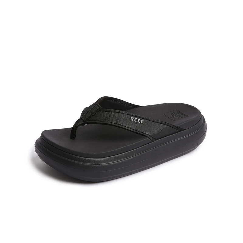 Reef Womens Cushion Bondi Sandals - Black - Lightweight - Effortlessly chic with comfort you can see Womens Footwear Size - UK 6