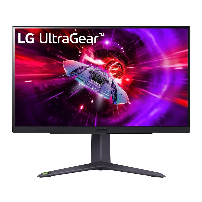 LG UltraGear Gaming Monitor 27GR75Q, 27 inch, 1440p, 165Hz, 1ms GtG, IPS Display, HDR 10, NVIDIA G-Sync & AMD FreeSync compatible, Smart Energy Saving, Displayport, HDMI