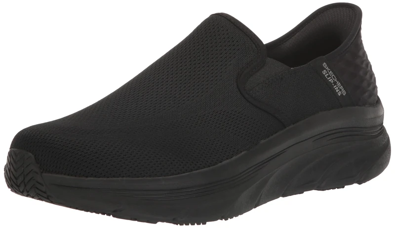 Skechers Men's Hands Free Slip-ins D'lux Walker Sr Joden Healthcare Shoe, Black, 11 UK