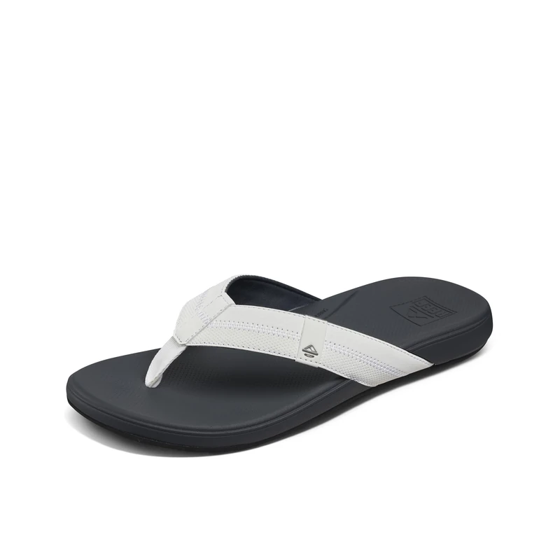 Reef Men's Cushion Phantom Flip Flop Sandal White Charcoal