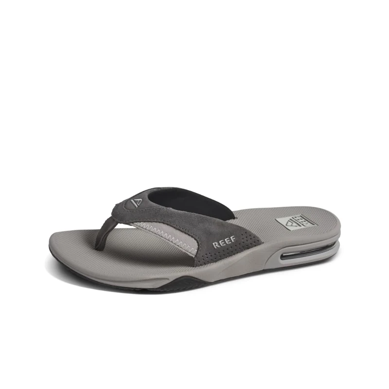 Reef MENS SANDALS, FANNING, GREY SUEDE, 7 UK - Image 1